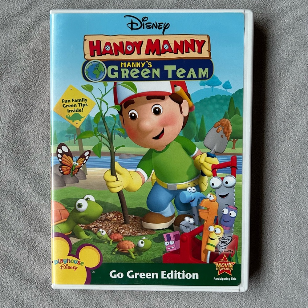 3 for $15 ~ Handy Manny ~ Manny’s Green Team ~ Go Green Edition ~ DVD ~3 for $15